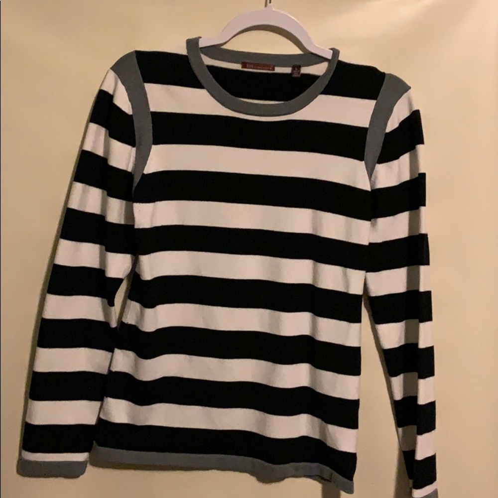 Knit striped top